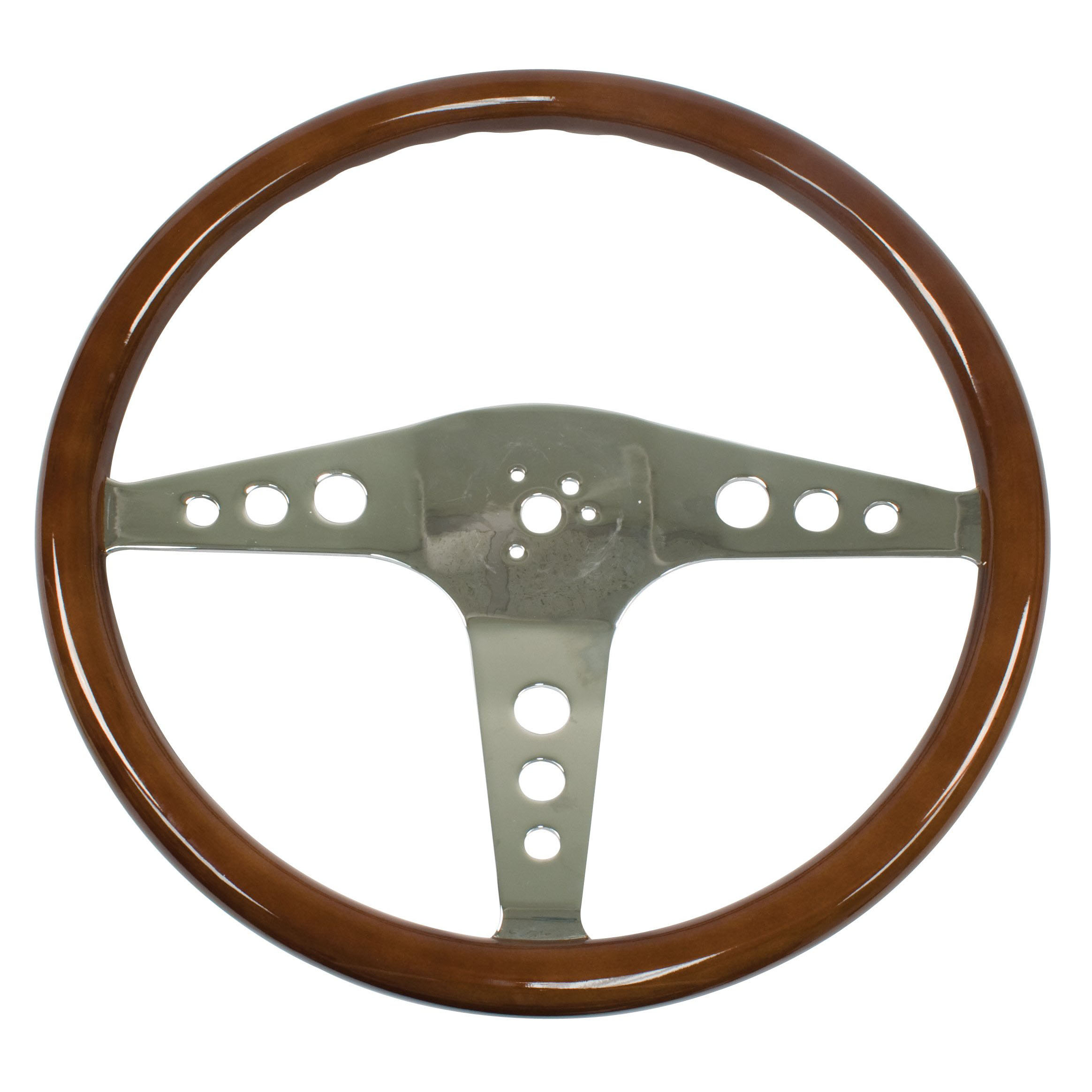 EMPI Type 2 Bus Classic Wood Steering Wheel - 18