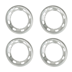 EMPI VW Beauty Rings - Aluminum - 4 Pieces - 1974-79 Beetle