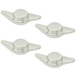 Chrome 2-Spoke Knock Offs - Set of 4