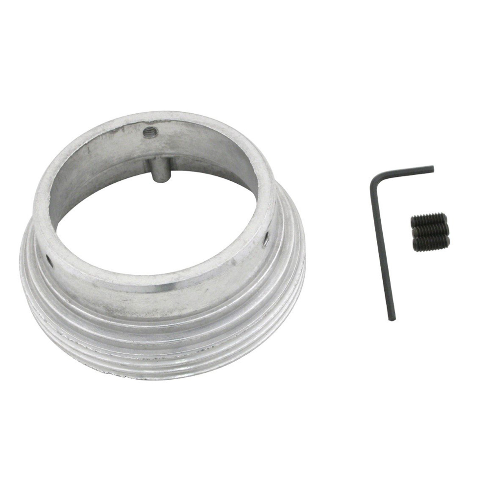 9621 - Chrome 3-spoke Knock Offs - Set of 4