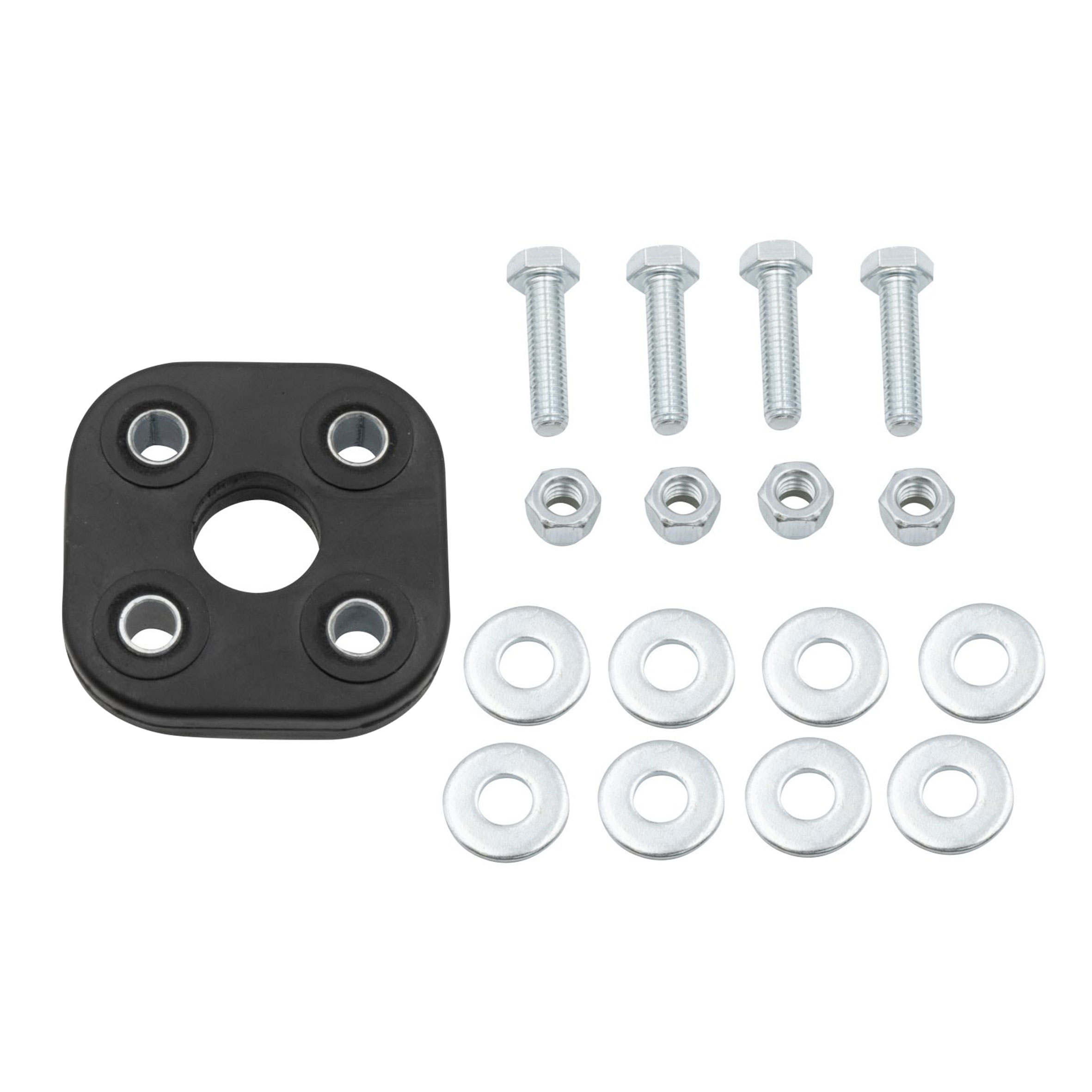 VW Steering Coupler Disc - Black - Beetle - Ghia - Type 3 - Thing - Vanagon - with Hardware