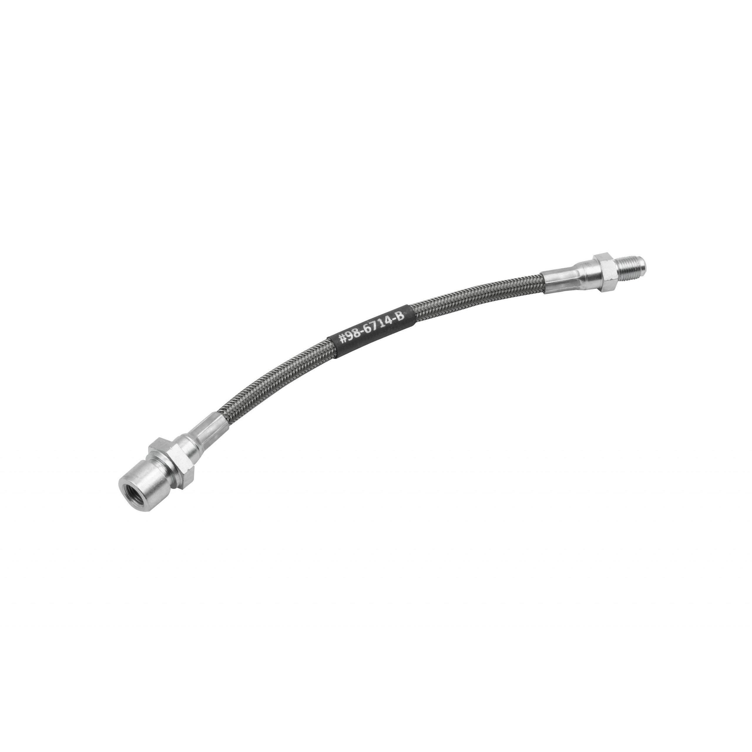 EMPI-Stainless-Steel-Braided-Brake-Hose-Rear-1969-79-VW-Beetle