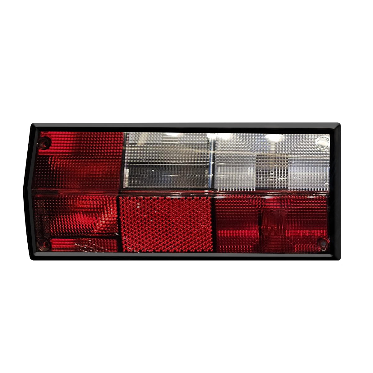 1980-1991 Vanagon Tail Light Lens - Red/White - For Hella Socket - Right