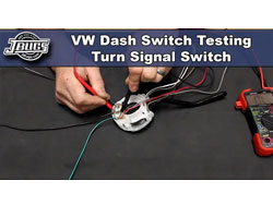 VW Dash Switch Testing - Turn Signal Switch