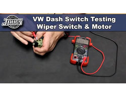 VW Dash Switch Testing - Wiper Switch & Motor