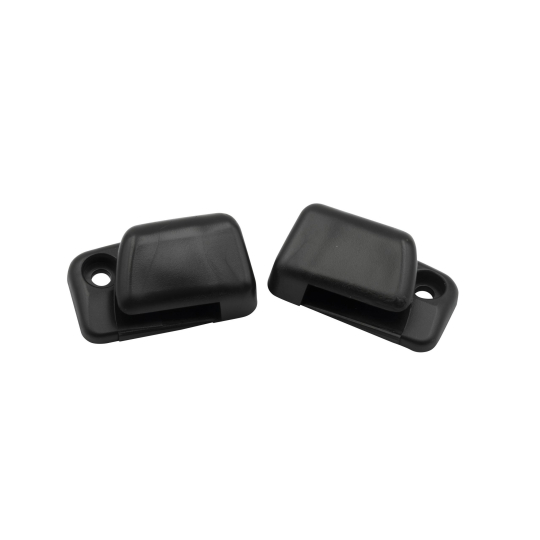 21-2019BK - VW Sun Visors Clips - Pair - Black - Late Style