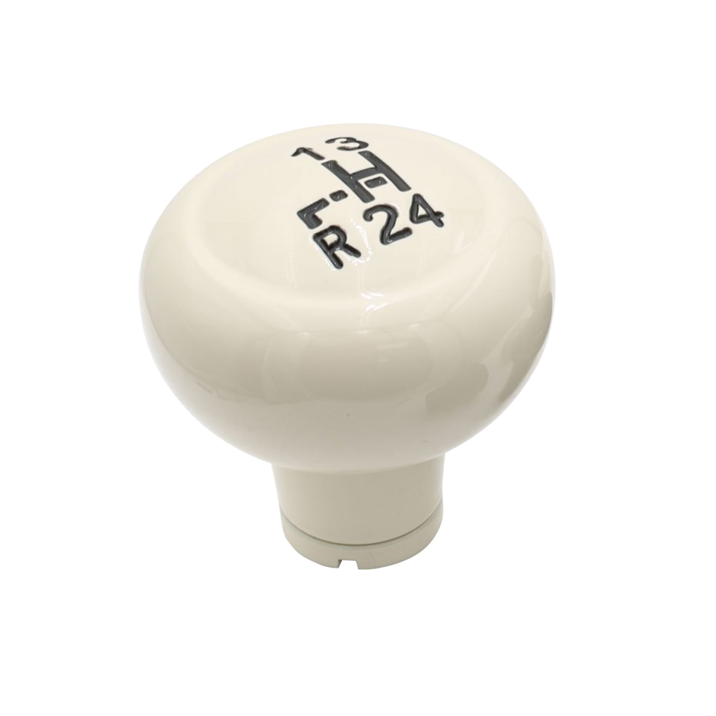Stock Style VW Shift Knob - Aluminum - Ivory - 7, 10 & 12mm Compatible