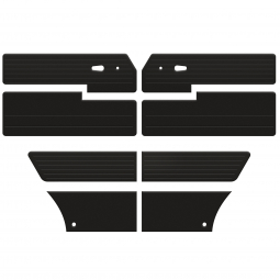 1961-1965 VW Type 3 Notchback Door Panels - Front & Rear - Vinyl