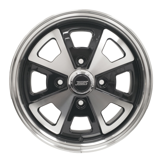 11013-1-4 - Set of 4 JBugs 914 Replica Wheels - Gloss Black w