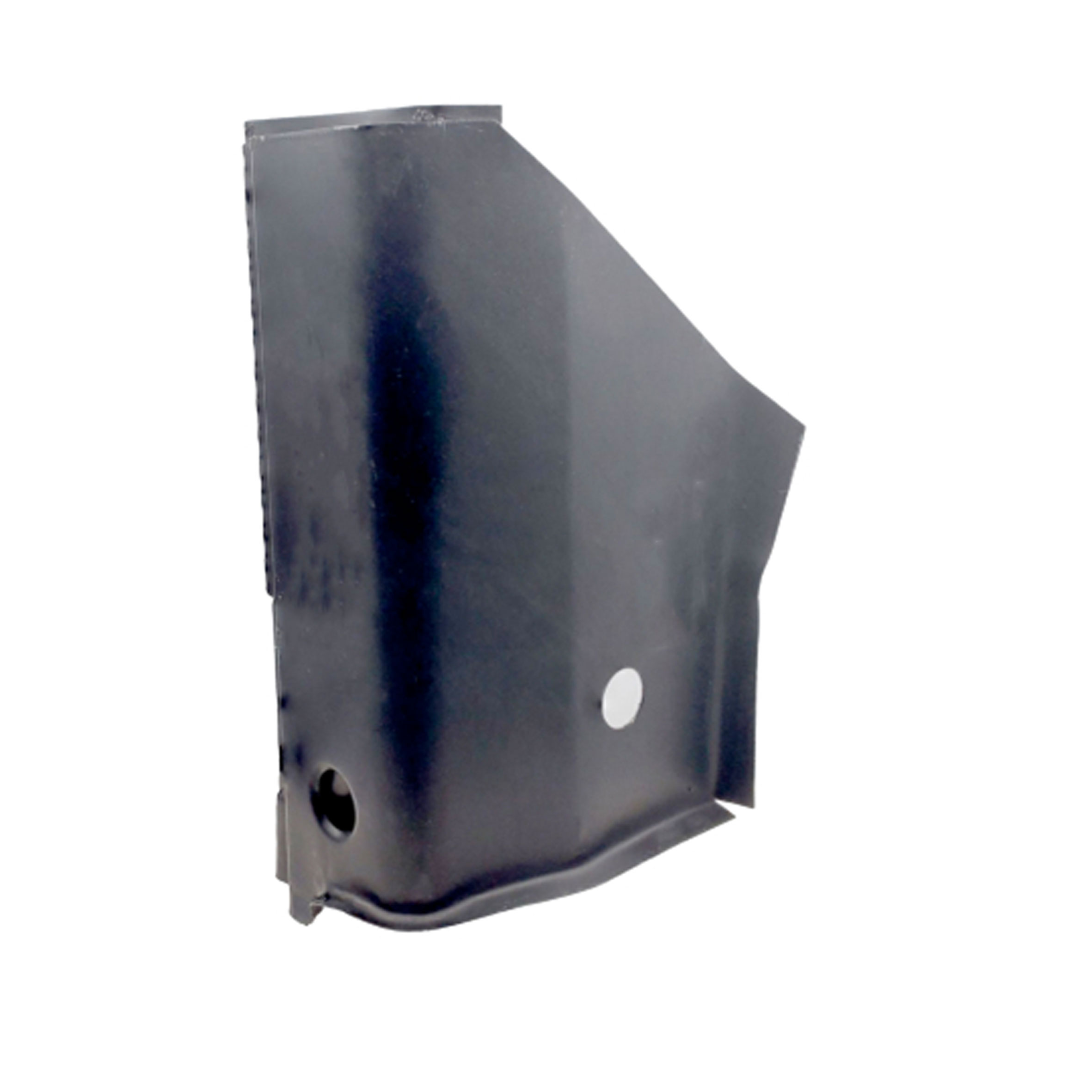 VW Door Hinge Pillar Repair Panel, Lower Left, with Screw Plate, Beetle 1962-1977