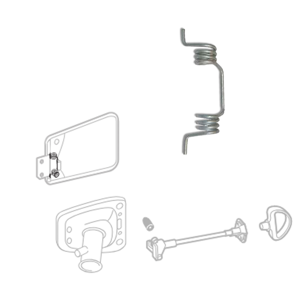 111809931 - VW Fuel Door Spring 1968-79 Beetle - Super - 1968-74