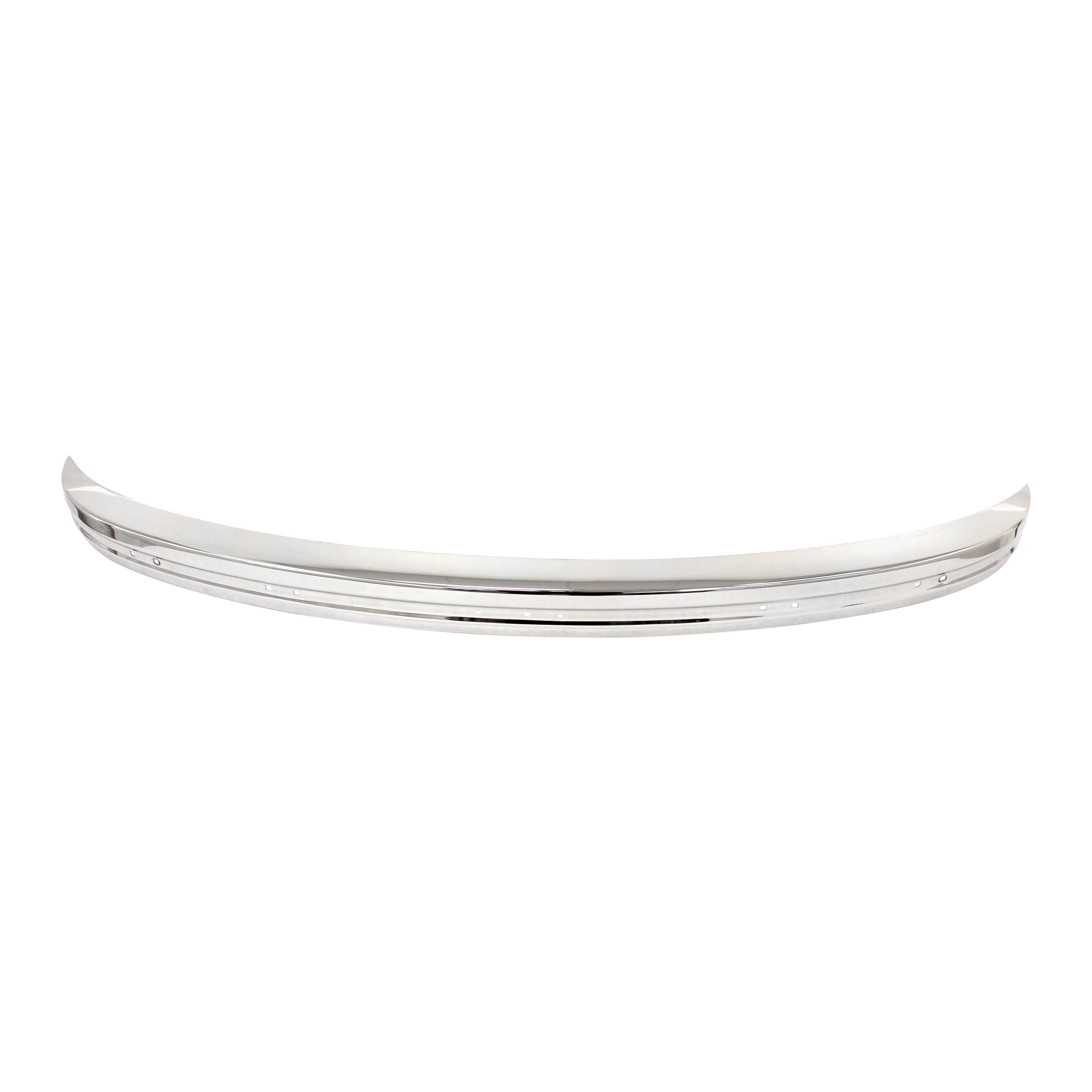 1968-73 VW Beetle Bumper - Front - 5x Nickel Plated Chrome - OE Shape & Quality