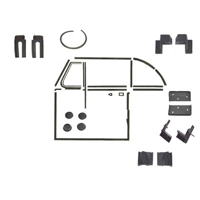 151-008A - 1958-1959 VW Beetle Convertible Door Rubber Kit