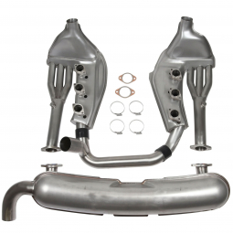 SSI Porsche Performance Exhaust System - 3.2 Liter - 70mm Tail Pipe - 1983-1989 Carrera