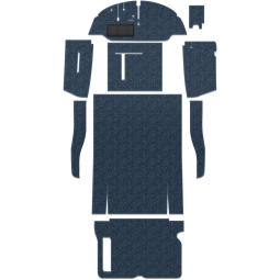 1955-1964 VW Bus Carpet Kit - Front & Rear w/ Front Bench - Loop or Cutpile