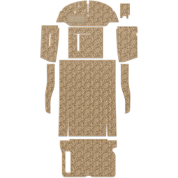 1955-1964 VW Bus Carpet Kit - Front & Rear w/ Front Bench - German Squareweave
