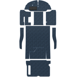 1965-1967 VW Bus Carpet Kit - Front & Rear w/ Front Bucket - Loop or Cutpile