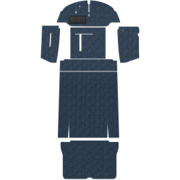 1965-1967 VW Bus Carpet Kit - Front & Rear w/ Front Bench - Loop or Cutpile