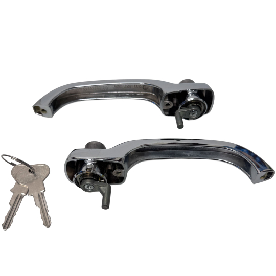 211837205J - VW Door Handle - Keyed Alike Pair - 1964-1967 Bus