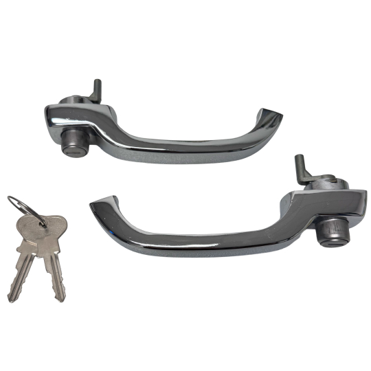 211837205J - VW Door Handle - Keyed Alike Pair - 1964-1967 Bus