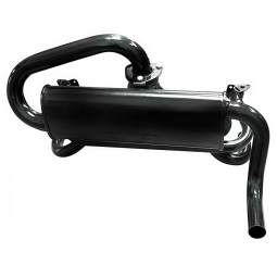 VW Single Quiet Muffler, Baja Exhaust System, w/ Heater