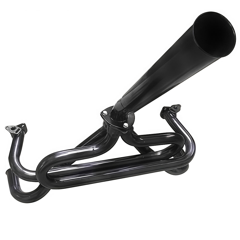 VW Black Stinger, Baja Exhaust System, w/ Heater