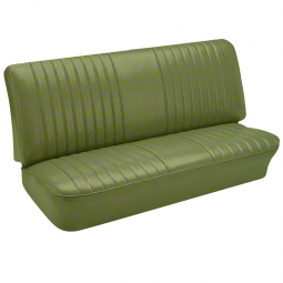 Closeout: 1954-64 Beetle Convertible Rear Seat Upholstery, Pea Green Smooth