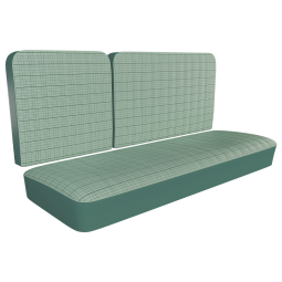 1960-1967 VW Bus Seat Upholstery - Middle 1/3-2/3 Bench - Vintage Vinyl