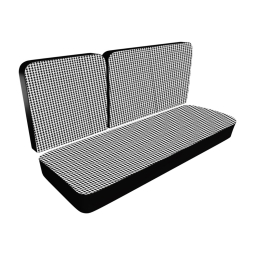 1974-1979 VW Bus Seat Upholstery - Middle 1/3 Width - Houndstooth
