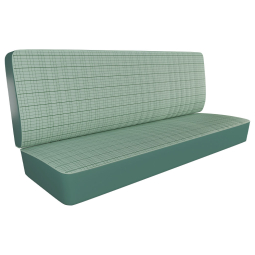 1965-1973 VW Bus Double Cab Seat Upholstery - Rear Bench - Vintage Vinyl