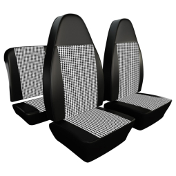 1973 VW Beetle & Super Beetle Seat Upholstery - Front & Rear - Houndstooth 12" Insert