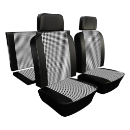1969-1971 Karmann Ghia Seat Upholstery - Front & Rear - Houndstooth 12" Insert
