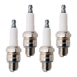 Set of 4 JBugs Spark Plugs - 14mm - 1/2" Reach - 13/16" Hex - (Bosch W8AC Equivalent)