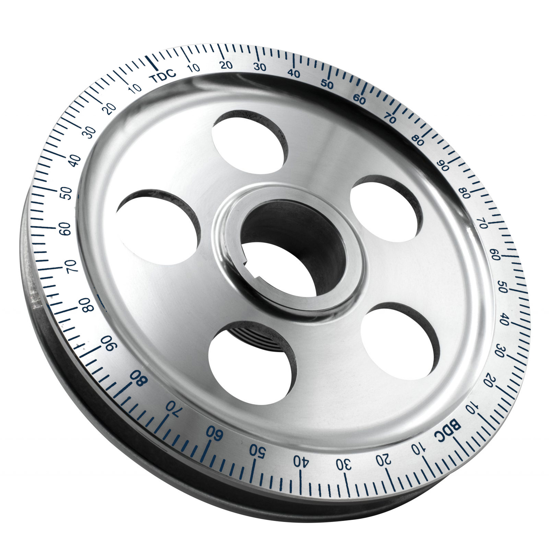 VW Crank Pulley - 5 Hole - Blue Timing Marks