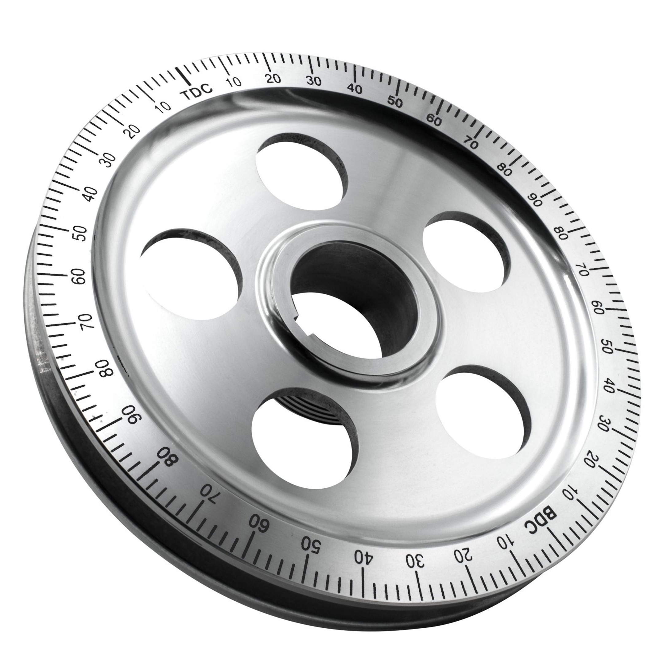 VW Crank Pulley - 5 Hole - Black Timing Marks