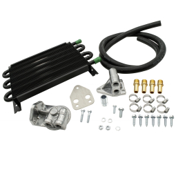 EMPI VW Oil Cooler Kit - 6 Pass - High Performance - 1/2" Barbed