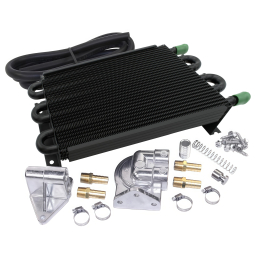 EMPI VW Oil Cooler Kit - 6 Pass - High Performance - 1/2" Hose Barb - with Booster Kit