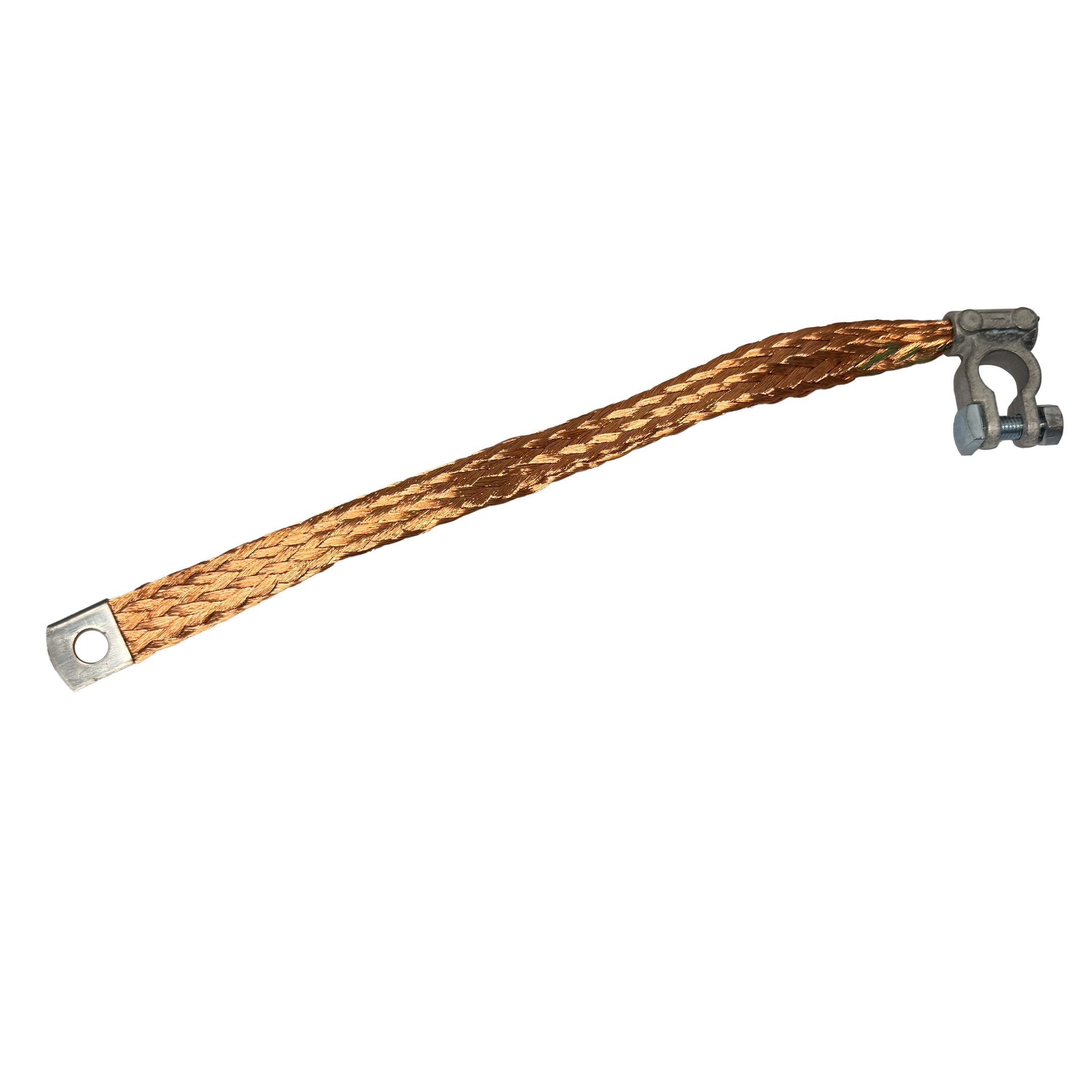 VW Braided Battery Ground Strap - Negative - 12