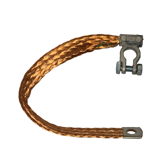 わたページ 9469 - VW Braided Battery Ground Strap - Negative - 12