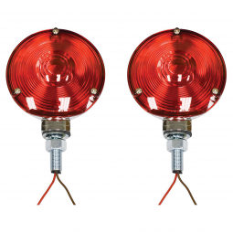 EMPI Heavy Duty Off Road Tail Lights - 4" - Dual Filament - Red Lens