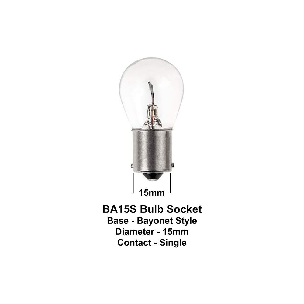 B233: 12 volt single contact MCC BA9S 4 watt auto bulb - 9mm tubular