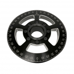 JayCee 6" Aluminum Street Pulley - Steel Hub - Black