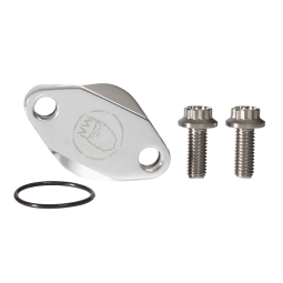 King Performance VW Fuel Pump Block Off Plate - Polished