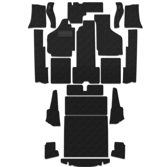 34-F1627-301 - 1969-1974 VW Karmann Ghia Convertible Carpet Kit