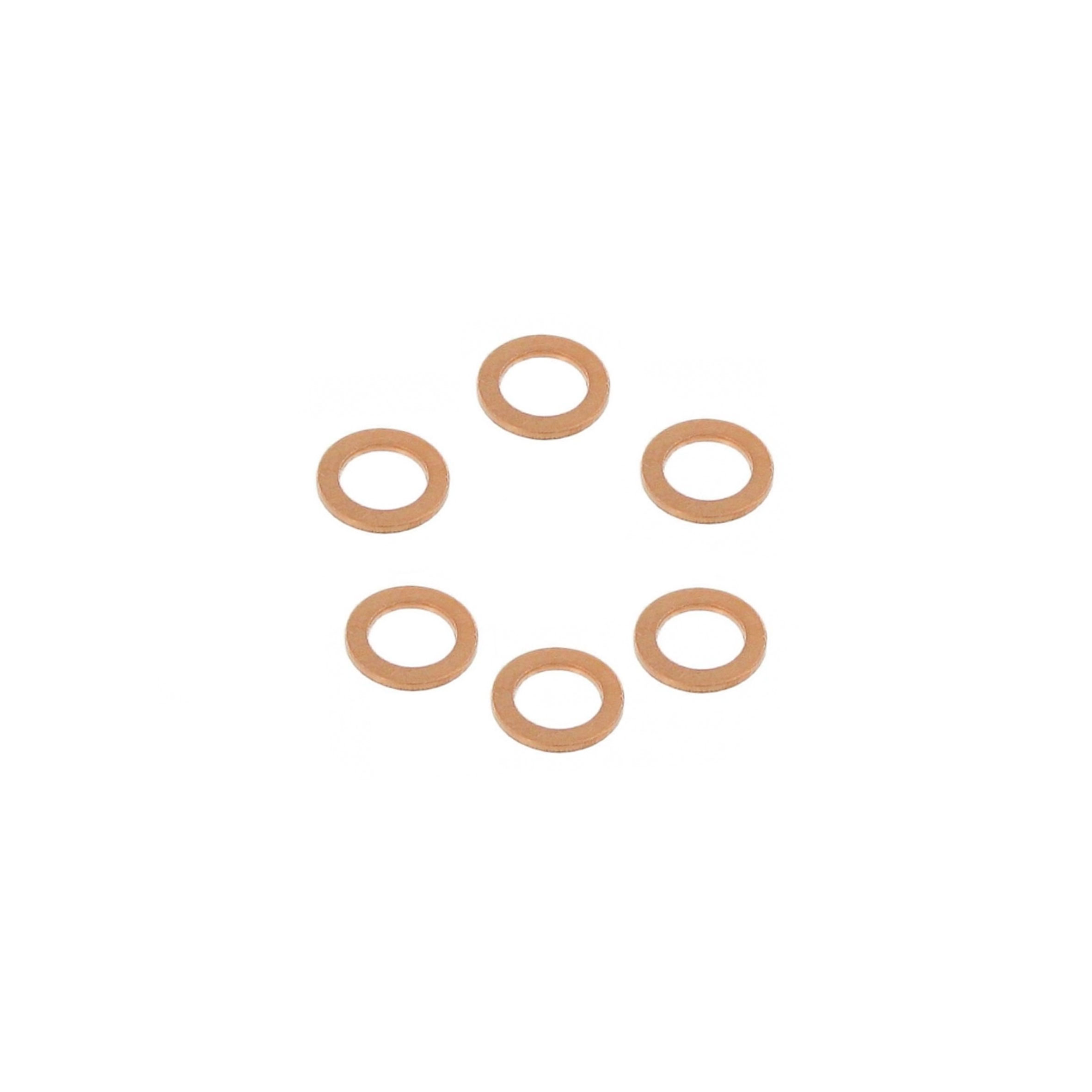 VW Oil Sump Plate Copper Sealing Washers - Pack of 6