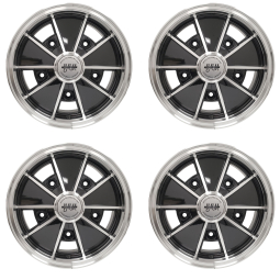 JBugs BRM VW Wheel - 5 Lug - Gloss Black - 5x205 - Set of 4