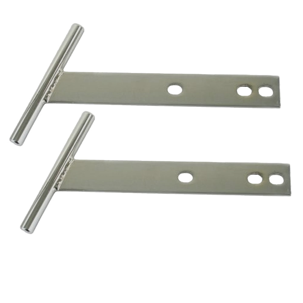 EMPI 1954-67 VW Beetle Bumper T Bars - Chrome