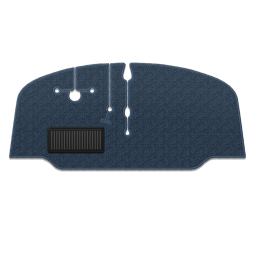 1968-1972 VW Bus Carpet Kit - Front - Bucket or Bench Seat - Loop or Cutpile