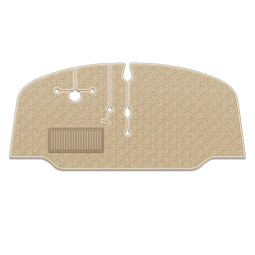 1968-1972 VW Bus Carpet Kit - Front - Bucket or Bench Seat - Oatmeal Loop