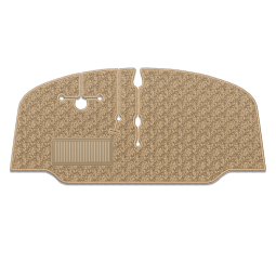 1968-1972 VW Bus Carpet Kit - Front - Bucket or Bench Seat - German Squareweave